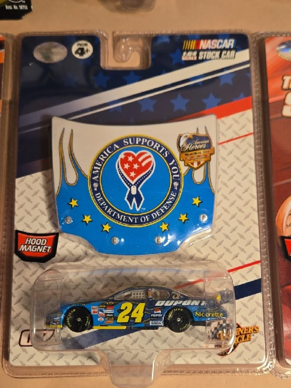 2006 & 2007 Winners Circle Hood Series Nascar Die-Cast Toy Cars